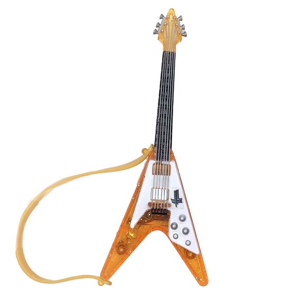 Barbie Hannah Montana Secret Star Electric Guitar Yellow Disney Doll Collectable - Picture 1 of 3